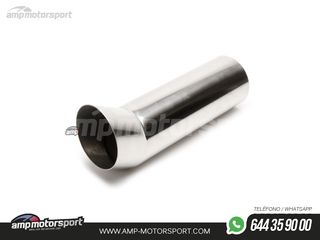 COLA DE ESCAPE REDONDA TIPO DTM 76MM