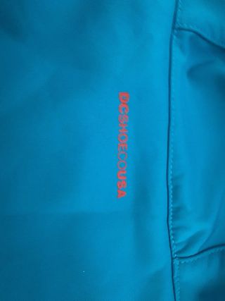 Chaqueta DC Snowboard Azul Logo Rojo
