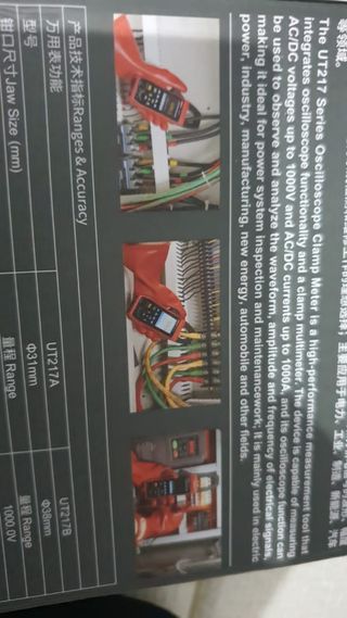 UNI-T Multímetro Pinza Bluetooth