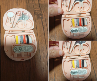 Set da cucito portatile di emergenza