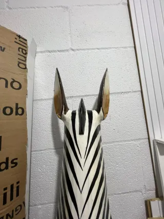 Decorazione a Parete in Legno Zebra