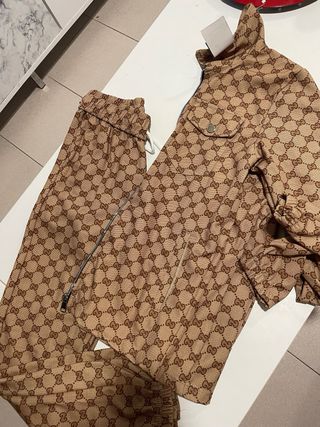 Set GG Gucci Beige e Marrone