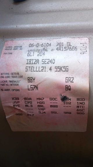 472141 asiento delantero seat ibiza (6l1) cool