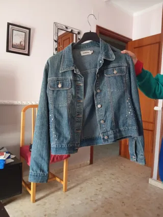 Chaqueta Vaquera Mujer azul