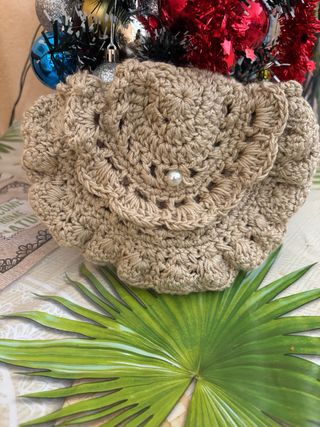 Bolso de mano/mochila rosa y blanco