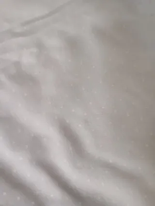 Copriletto per fasciatoio/lettino blu con puntini bianchi