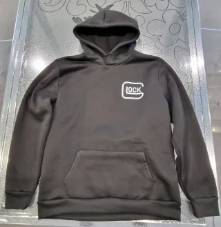 Felpa con cappuccio Glock nera