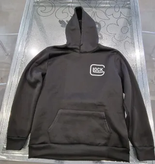 Felpa con cappuccio Glock nera