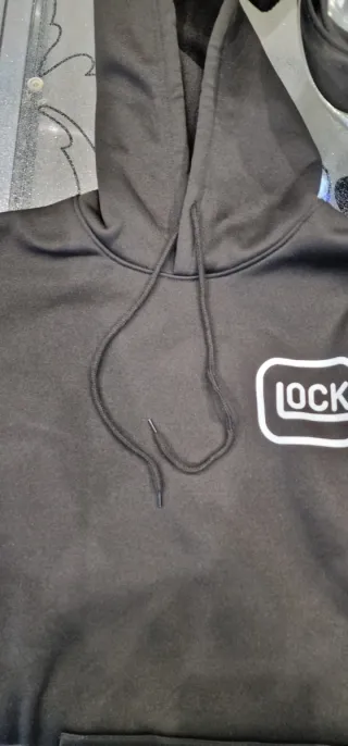 Felpa con cappuccio Glock nera