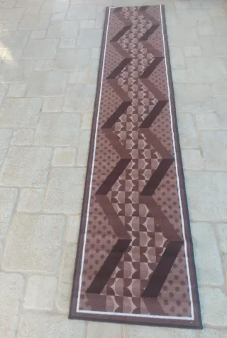 Tappeto Runner Marrone 2.80m