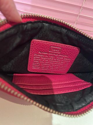 Bolso Tous Cartera Mano Rosa