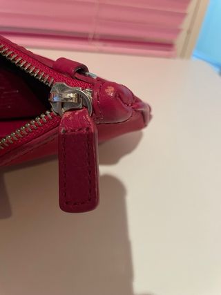 Bolso Tous Cartera Mano Rosa