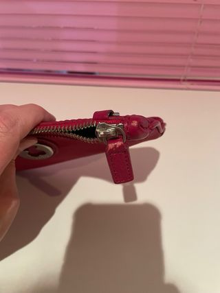 Bolso Tous Cartera Mano Rosa