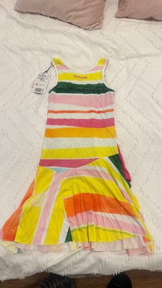 Vestido Desigual Verano niña 7/8 años