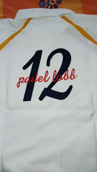 Polo Padel Lobb Blanco Talla XXL