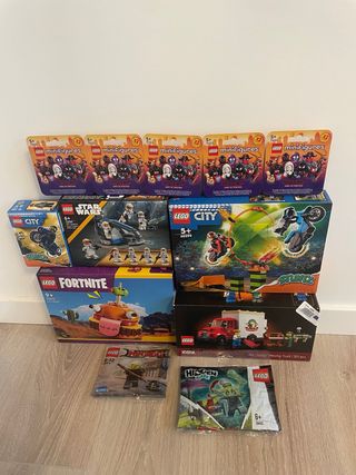 Set Lego vari: Spider-Man, Star Wars, City, Fortnite, Ninjago, Hidden Side