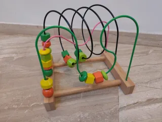 Juguete Montessori Cuentas Madera