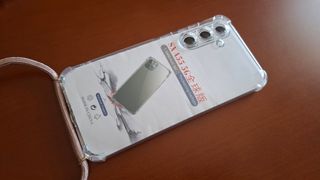 Funda de cuello silicona transparente Samsung A55