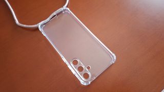 Funda de cuello silicona transparente Samsung A55