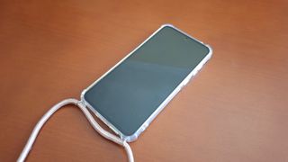 Funda de cuello silicona transparente Samsung A55