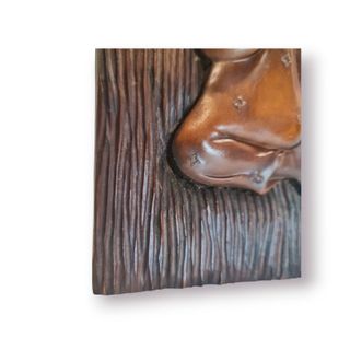 Baixo-Relevo Menina em Oração Esculpido