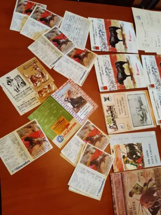 Colección de entradas taurinas yrevistas