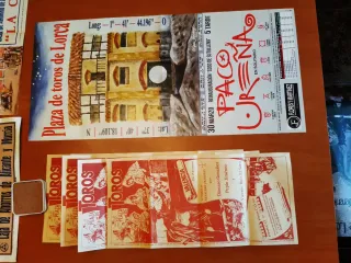 Colección de entradas taurinas yrevistas
