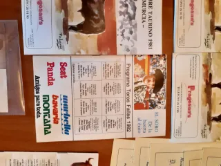 Colección de entradas taurinas yrevistas