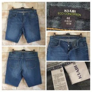 2 Bermudas Vaqueros Kiabi Talla 48 / XXL