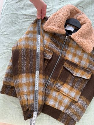 Chaqueta Bomber efecto lana Lumina