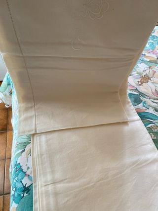 Lenzuolo singolo misto lino beige