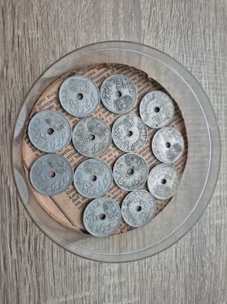 Lote 13 monedas 25 céntimos 1937 España