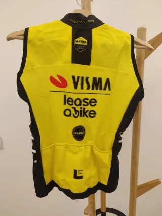Gilet smanicato Ciclismo Visma Lease a Bike new