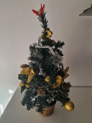 Albero di Natale dorato