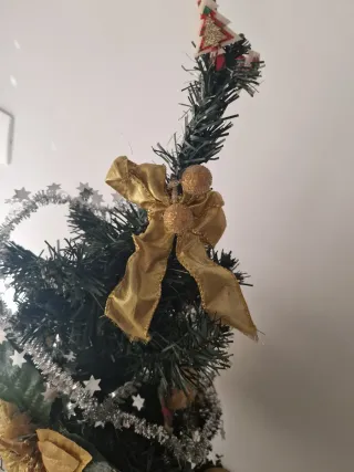Albero di Natale dorato