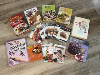 lote libros de recetas