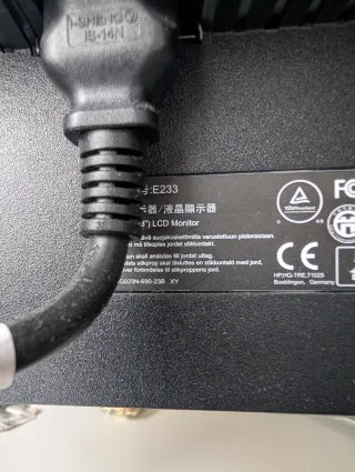 Monitor HP E233 Plata