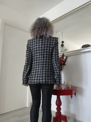 Chaqueta tweed Mango