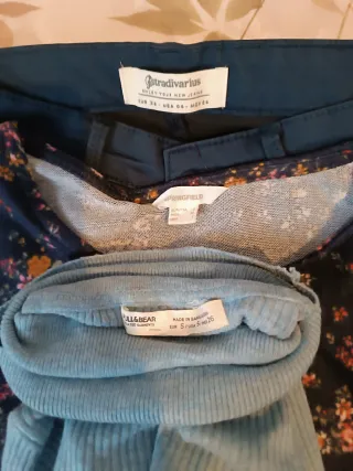 Lote Pantalones Pitillo Azul