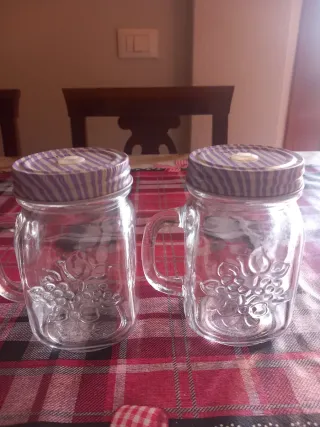 Set 2 Bicchieri Thun con Cannucce