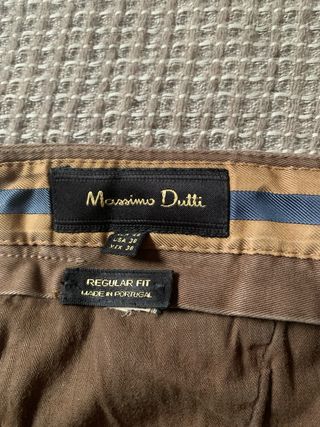 Pantalón chino Massimo Dutti marrón