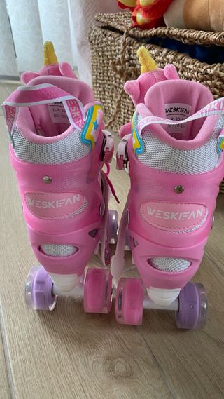 Patines de 4 ruedas para niña, talla S, (30-33)