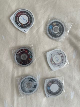Lote 5 UMD PSP: Harry Potter, Indiana Jones, Medal