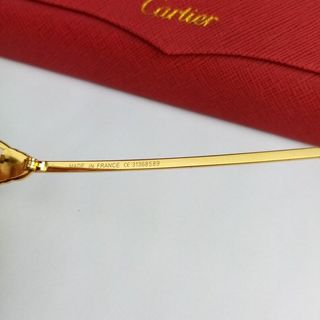 Gafas Cartier Signature C doradas originales