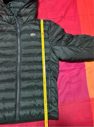 Chaqueta Lacoste verde acolchada