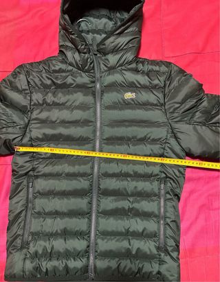 Chaqueta Lacoste verde acolchada