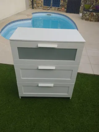 Cómoda 3 cajones Ikea blanca