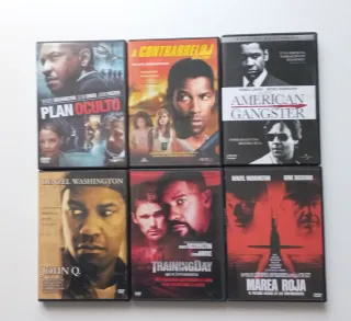 Lote 6 Películas DVD Denzel Washington