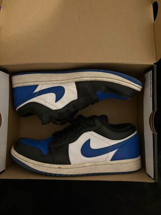Air Jordan 1 Low Azul y Blanco