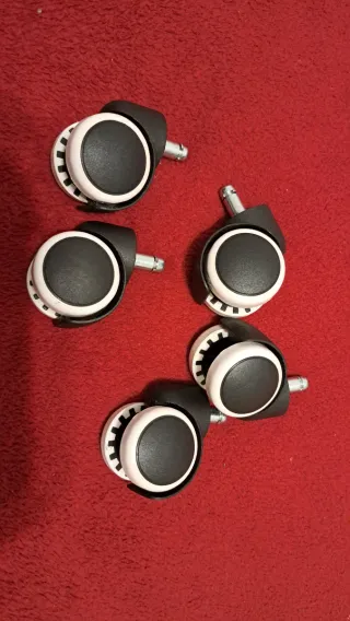 Ruote per Sedia da Ufficio (Confezione da 5)